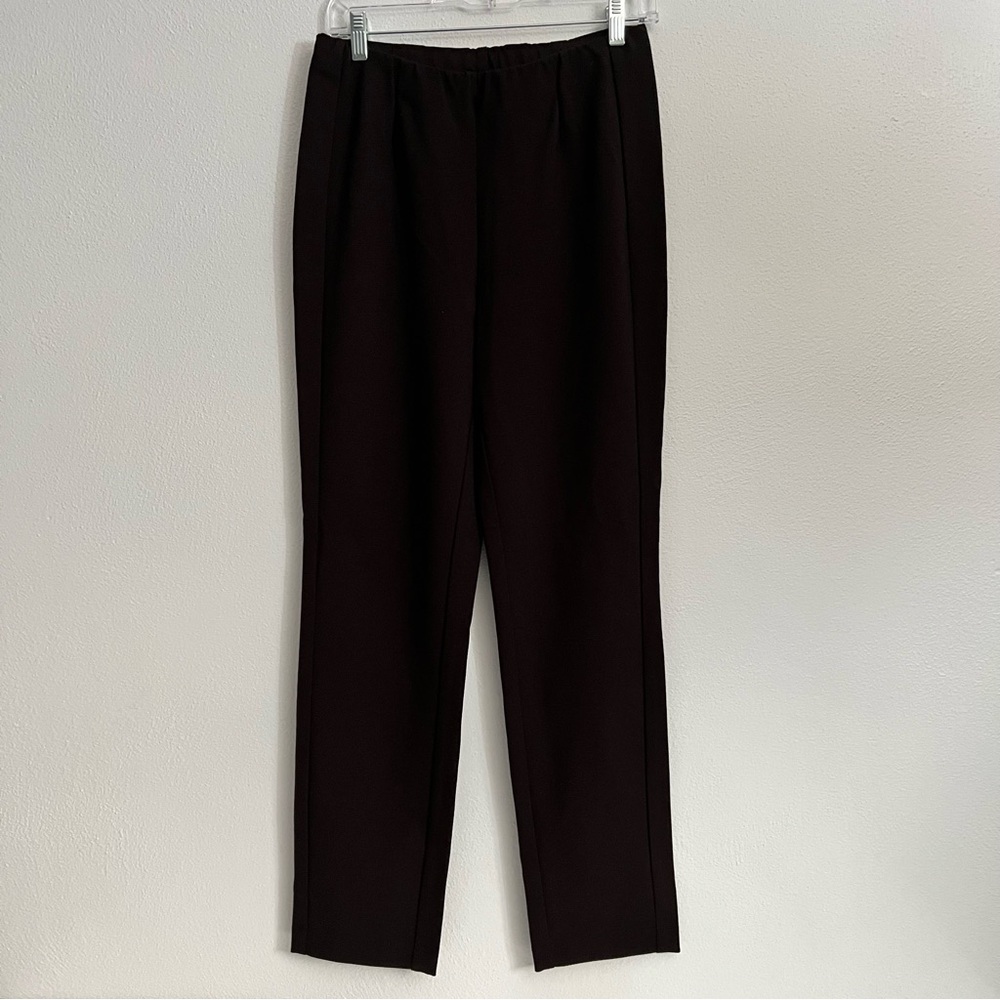J.Jill‎ Ponte Slim Leg Career Casual Comfy Stretch Pull On Black Pants Size S